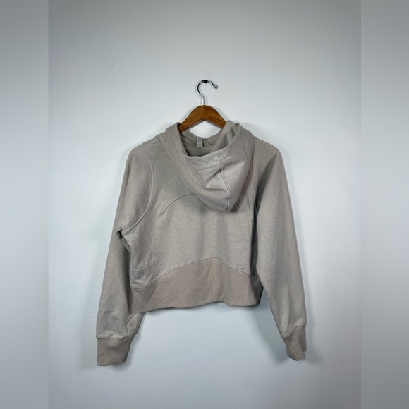 Lululemon Loungeful Cropped Hoodie *Spark - Beige Shimmer 6‎ - Picture 7 of 8